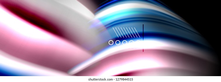 Color flow poster. Wave Liquid shape color background. Art vector design for your design