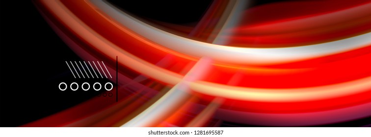 Color flow poster. Wave Liquid shape color background. Art vector design for your design