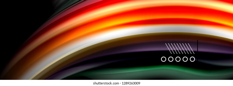 Color flow poster. Wave Liquid shape color background. Art vector design for your design