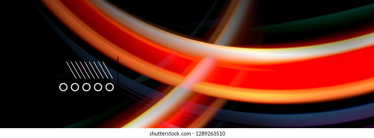 Color flow poster. Wave Liquid shape color background. Art vector design for your design