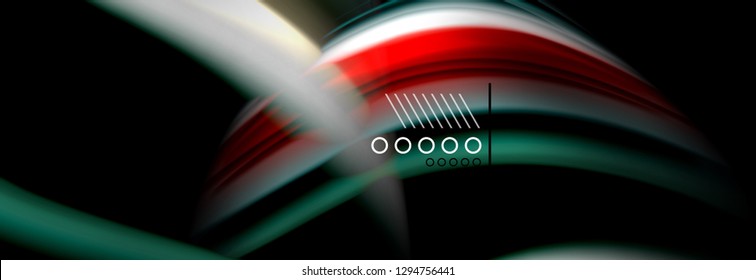 Color flow poster. Wave Liquid shape color background. Art vector design for your design