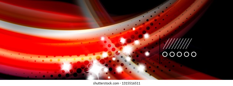 Color flow poster. Wave Liquid shape color background. Art vector design for your design