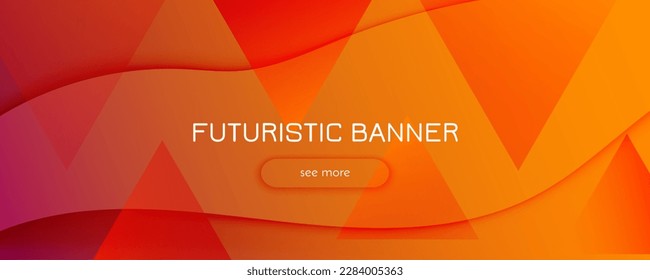 Banner für Farbfluss-Wellenbanner. Abstrakte Flüssigkeitsleitungen. Vektorgrafikhintergrund. Broschüre für Unternehmen. Vivide Farbflusswelle. Modernes kreatives Design. Futuristische Vorlage. Dynamischer Farbfluss.