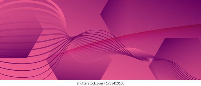 Color Flow Wave. Pink Dynamic Wallpaper. 3d Fluid Shape. Minimal Poster.  Color Flow Wave. Curve Vibrant Flyer. Pink Fluid Magazine. Creative Texture. Abstract Color Flow Wave.