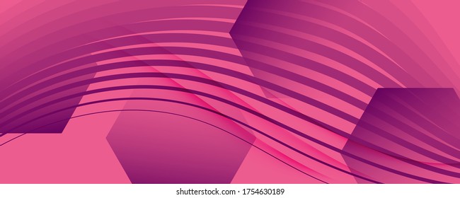 Color Flow Wave. Pink Dynamic Background. 3d Fluid Shape. Technology Pattern.  Color Flow Wave. Vector Graphic Layout. Pink Fluid Magazine. Creative Texture. Abstract Color Flow Wave.