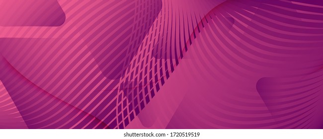 Color Flow Wave. Pink Geometric Movement. 3d Fluid Lines. Minimal Brochure.  Color Flow Wave. Vivid Modern Stripes. Pink Fluid Website. Technology Banner. Abstract Color Flow Wave.