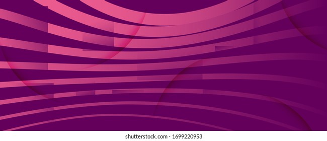 Color Flow Wave. Pink Gradient Background. 3d Fluid Lines. Creative Poster.  Color Flow Wave. Vivid Vibrant Motion. Pink Fluid Illustration. Technology Texture. Abstract Color Flow Wave.