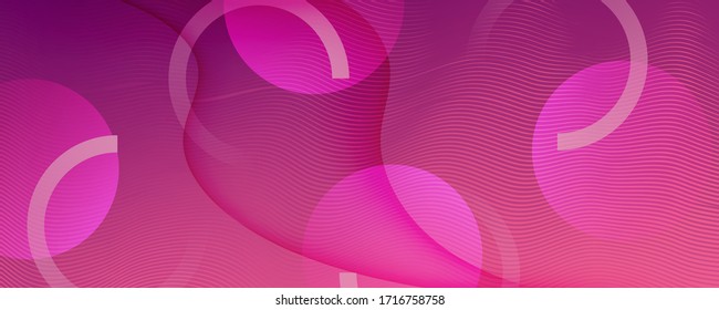 Color Flow Wave. Pink Gradient Movement. 3d Fluid Shapes. Creative Poster.  Color Flow Wave. Vivid Memphis Flyer. Pink Fluid Magazine. Technology Brochure. Abstract Color Flow Wave.