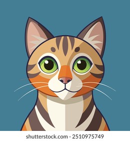 Color flower cat vector illustration design free 