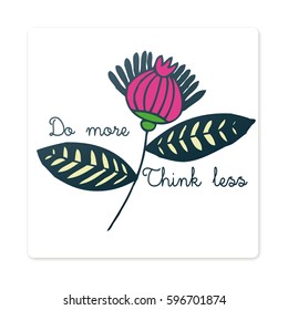 color flower on white background