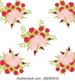 Color flower pattern