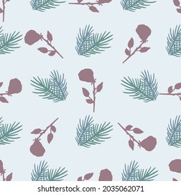Color flower pattern in doodle technique. Vector illustration. 