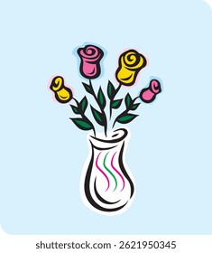 O vetor de flor de cor pode ser usado para qualquer propósito. Ícone, linha, vetor