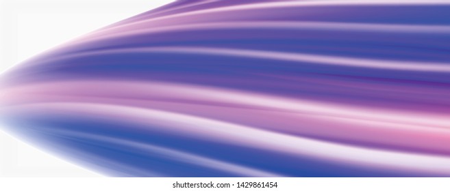 Color flowing waves, liquid conceptual abstract background. Vector