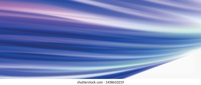 Color flowing waves, liquid conceptual abstract background. Vector