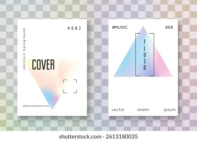 Color Fluid. 1980 Shape. Violet Geometric Flyer. Fashion Effect. Rainbow Mesh. Chrome Design. Business Retro Template. Blue Color Fluid