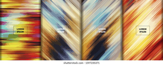 Color fluid flow abstract blur background. Template for your design, banner, flyer, wallpaper, brochure, smartphone screen, mobile app