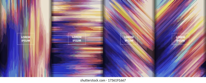 Color fluid flow abstract blur background. Template for your design, banner, flyer, wallpaper, brochure, smartphone screen, mobile app