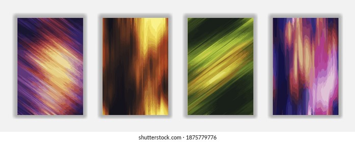 Color fluid flow abstract blur background. Template for your design, banner, flyer, wallpaper, brochure, smartphone screen, mobile app
