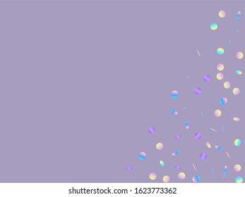 Color Flying Confetti Design. Splash Pattern. Confetti Festival Design. Rainbow Decoration Background.