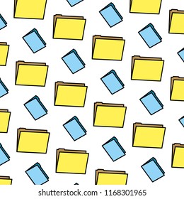 color folder file office information background