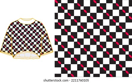 color font geometric square pattern texture abstract