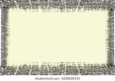 Color frame grunge pattern. Abstract vector frame