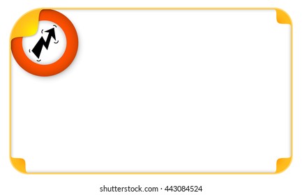 Color frame for your text and a flash