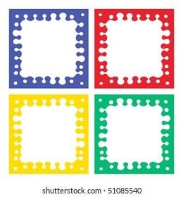 Color frames 4 pieces