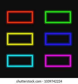 Color frames. Vector illustration