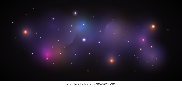 Color ful background  galaxy and bubble background , backdrop ,space  and star