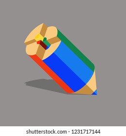 A color full crayon