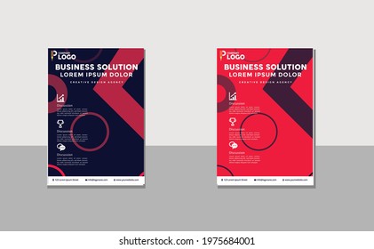 Color full darkness flyer background design. 2021 new work template red and blue color mix  