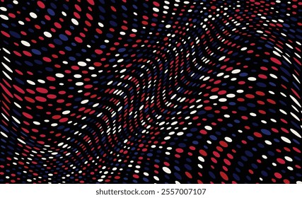 color full halftone dots background