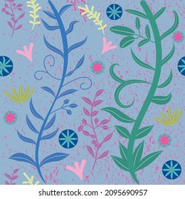 color full leaves pattern design