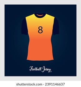 Farbvolles nationales Vektordesign von Jersey