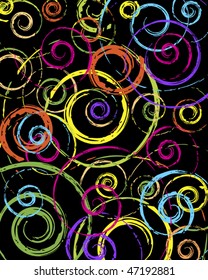Color fondo espiral completo