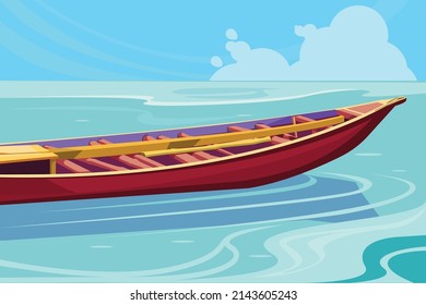 Color full traditional fishing boats