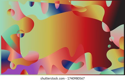 color full and unique abstract background suitable for your digital background needs