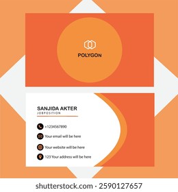 Color full Vector Business Card