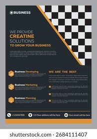 Color full vector flyer and poster design 