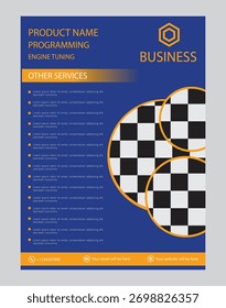 Farbe Vektor Flyer und Poster Design