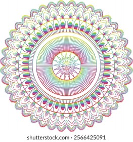 Color full vector mandala design