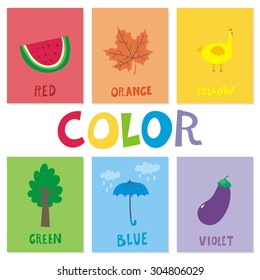 Color funny card