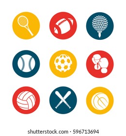color games balls background icon