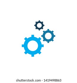 color gear group logo design