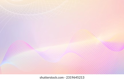Color gentle gradient pink blue silk abstract background - soft, elegant, delicate with beautiful golden circle blur lines for cosmetic cream posters, posters and brochures. Eps10 vector illustration