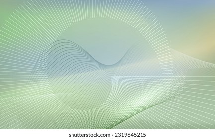 Color gentle gradient pink blue silk abstract background - soft, elegant, delicate with beautiful golden circle blur lines for cosmetic cream posters, posters and brochures. Eps10 vector illustration
