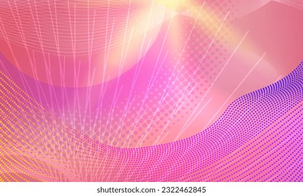 Color gentle gradient pink blue silk abstract background - soft, elegant, delicate with beautiful golden circle blur lines for cosmetic cream posters, posters and brochures. Eps10 vector illustration