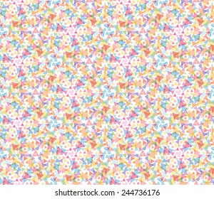 Color Geometric abstract seamless pattern